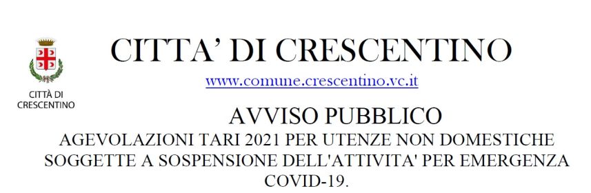 Agevolazioni Tari 2021 per utenze non domestiche: il provvedimento è rivolto ai soggetti che sono stati sottoposti alla sospensione dell'attività per emergenza Covid-19