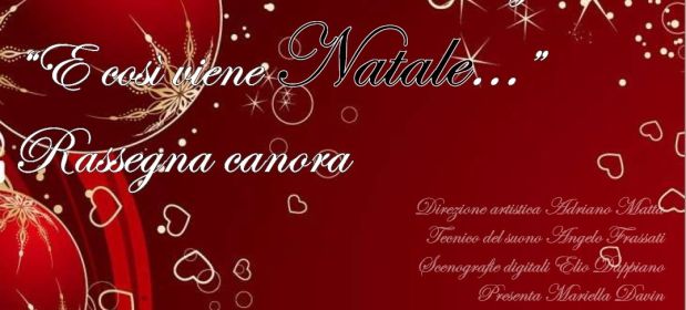 E così viene Natale: rassegna canora con la partecipazione di cantanti crescentinesi