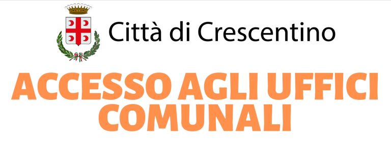 Nuove modalità di accesso agli uffici comunali