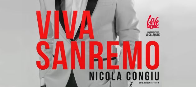 Al via il Muschin Festival 2022: martedì 21 giugno in piazza Caretto VIVA SANREMO lo show di Nicola Congiu