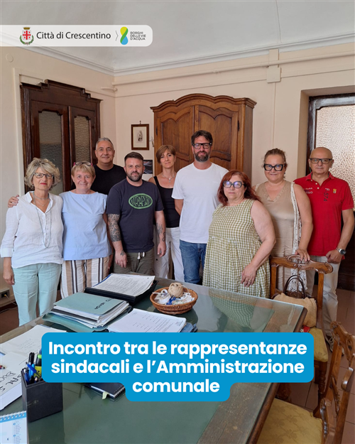 Crescentino, Amministrazione comunale e Organizzazioni Sindacali a confronto sulla contrattazione sociale