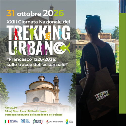 Crescentino protagonista della XXIII Giornata Nazionale del Trekking Urbano: un viaggio sulle tracce di San Francesco.